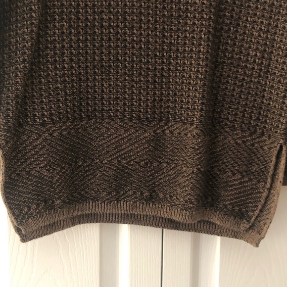 Medium Cowl-Neck Brown Sweater - Picture 4 of 4